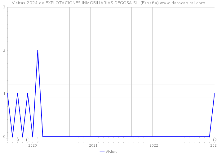 Visitas 2024 de EXPLOTACIONES INMOBILIARIAS DEGOSA SL. (España) 
