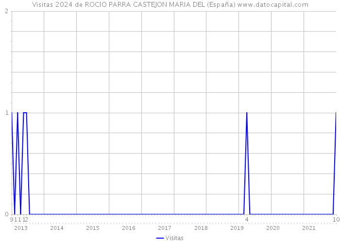 Visitas 2024 de ROCIO PARRA CASTEJON MARIA DEL (España) 
