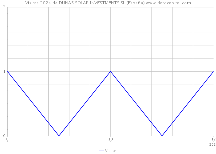Visitas 2024 de DUNAS SOLAR INVESTMENTS SL (España) 
