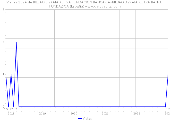 Visitas 2024 de BILBAO BIZKAIA KUTXA FUNDACION BANCARIA-BILBAO BIZKAIA KUTXA BANKU FUNDAZIOA (España) 