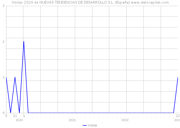 Visitas 2024 de NUEVAS TENDENCIAS DE DESARROLLO S.L. (España) 
