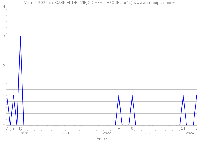 Visitas 2024 de GABRIEL DEL VIEJO CABALLERO (España) 