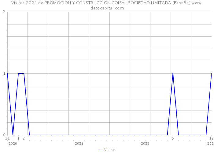 Visitas 2024 de PROMOCION Y CONSTRUCCION COISAL SOCIEDAD LIMITADA (España) 
