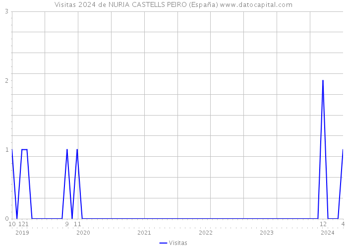 Visitas 2024 de NURIA CASTELLS PEIRO (España) 