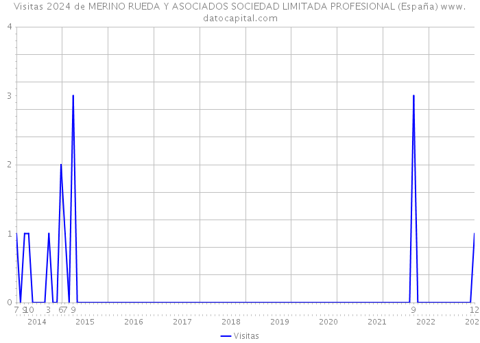 Visitas 2024 de MERINO RUEDA Y ASOCIADOS SOCIEDAD LIMITADA PROFESIONAL (España) 