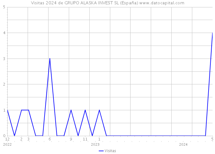 Visitas 2024 de GRUPO ALASKA INVEST SL (España) 