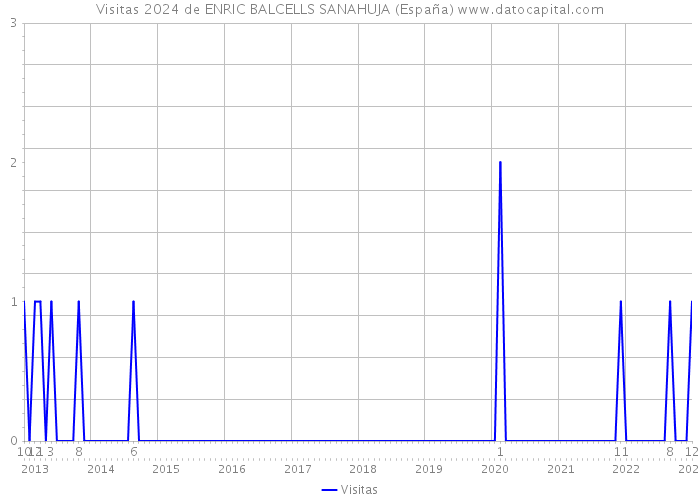 Visitas 2024 de ENRIC BALCELLS SANAHUJA (España) 