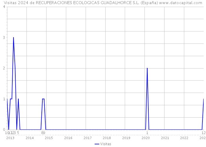 Visitas 2024 de RECUPERACIONES ECOLOGICAS GUADALHORCE S.L. (España) 