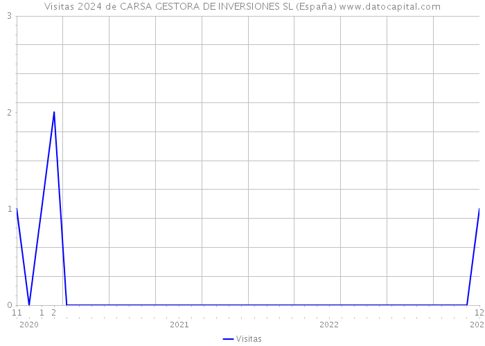Visitas 2024 de CARSA GESTORA DE INVERSIONES SL (España) 