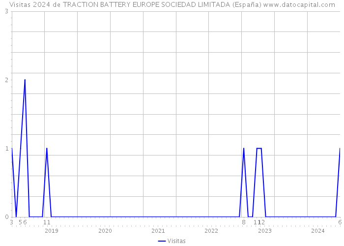 Visitas 2024 de TRACTION BATTERY EUROPE SOCIEDAD LIMITADA (España) 