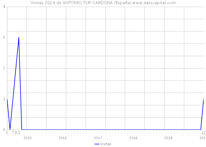 Visitas 2024 de ANTONIO TUR CARDONA (España) 