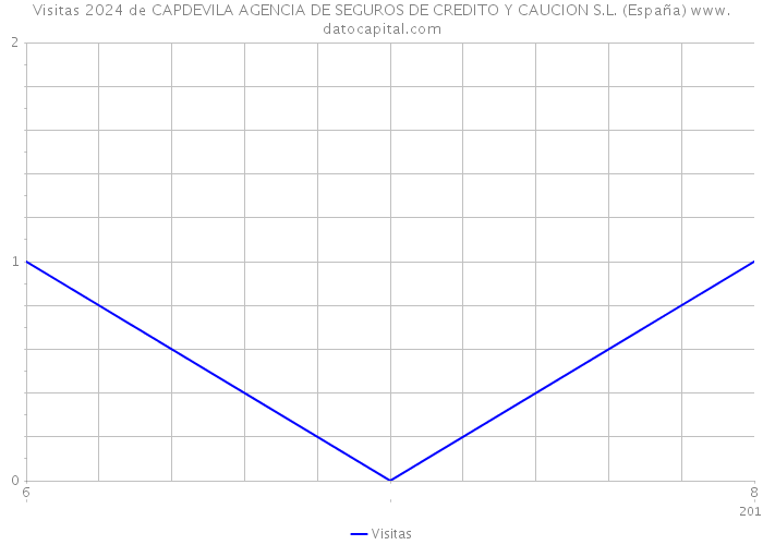 Visitas 2024 de CAPDEVILA AGENCIA DE SEGUROS DE CREDITO Y CAUCION S.L. (España) 