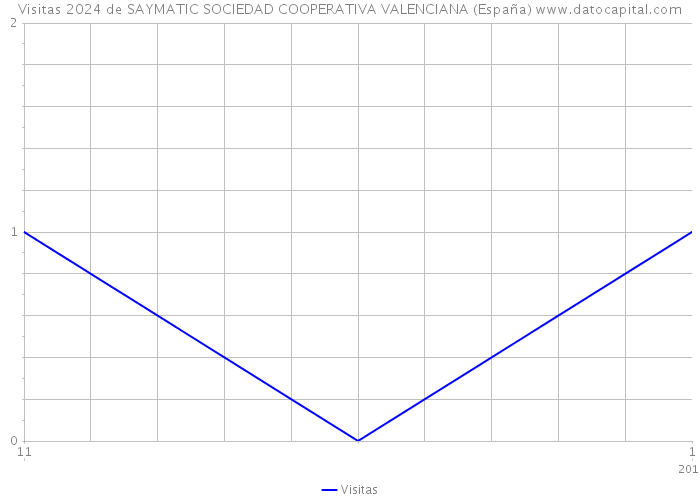 Visitas 2024 de SAYMATIC SOCIEDAD COOPERATIVA VALENCIANA (España) 