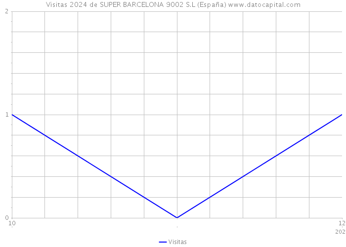 Visitas 2024 de SUPER BARCELONA 9002 S.L (España) 