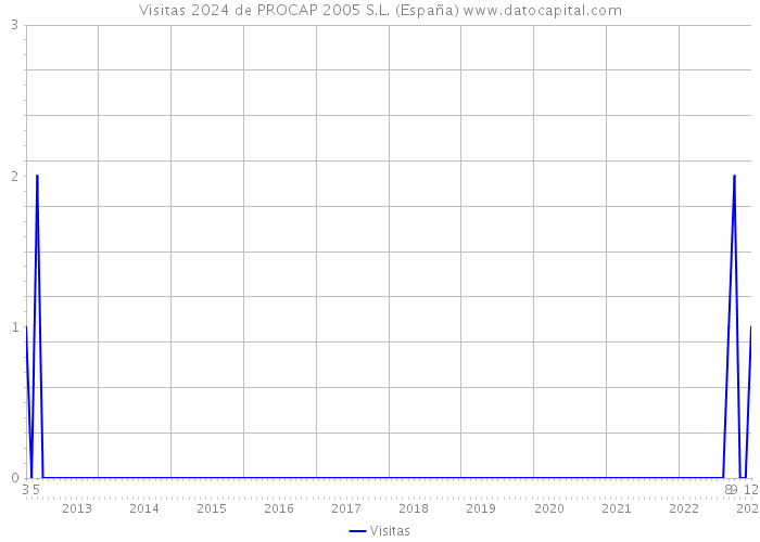 Visitas 2024 de PROCAP 2005 S.L. (España) 