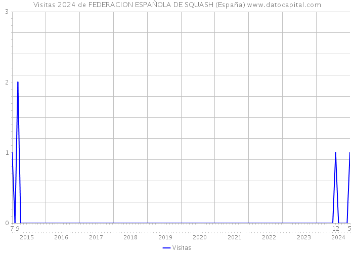 Visitas 2024 de FEDERACION ESPAÑOLA DE SQUASH (España) 