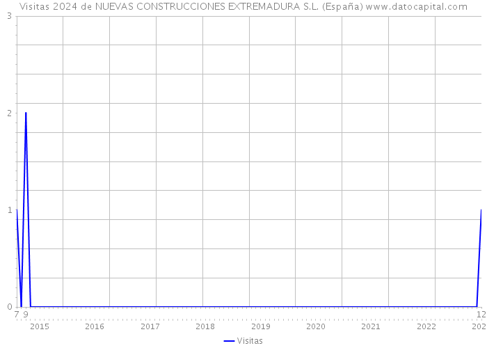 Visitas 2024 de NUEVAS CONSTRUCCIONES EXTREMADURA S.L. (España) 