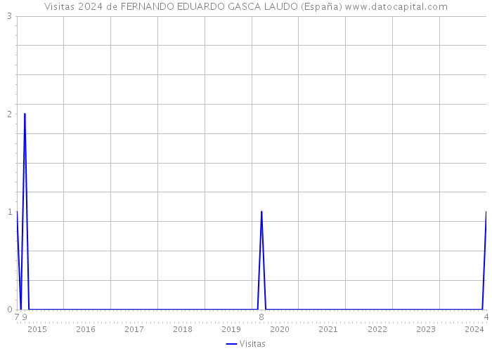 Visitas 2024 de FERNANDO EDUARDO GASCA LAUDO (España) 