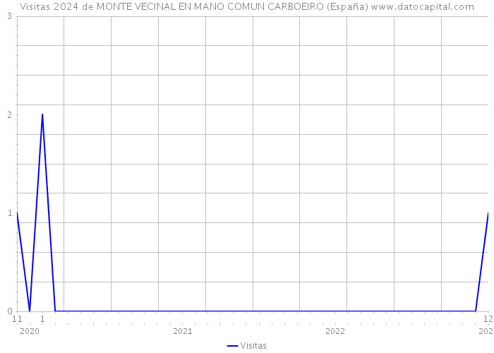 Visitas 2024 de MONTE VECINAL EN MANO COMUN CARBOEIRO (España) 