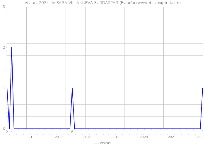 Visitas 2024 de SARA VILLANUEVA BURDASPAR (España) 