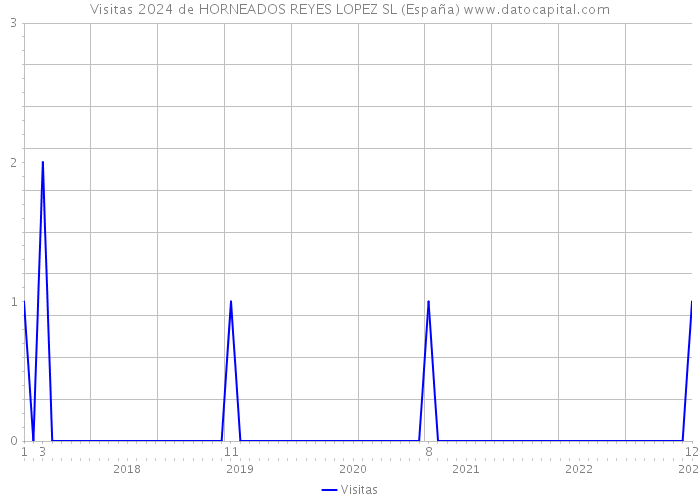 Visitas 2024 de HORNEADOS REYES LOPEZ SL (España) 