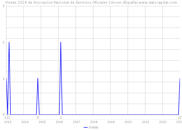 Visitas 2024 de Asociacion Nacional de Servicios Oficiales Citroen (España) 