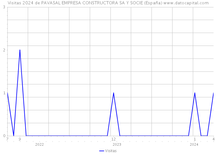 Visitas 2024 de PAVASAL EMPRESA CONSTRUCTORA SA Y SOCIE (España) 