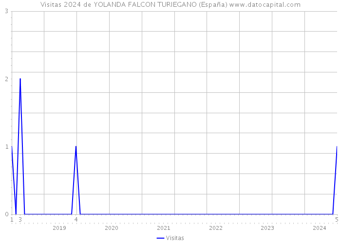 Visitas 2024 de YOLANDA FALCON TURIEGANO (España) 