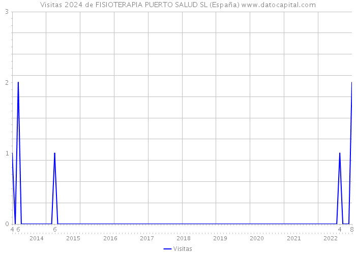 Visitas 2024 de FISIOTERAPIA PUERTO SALUD SL (España) 