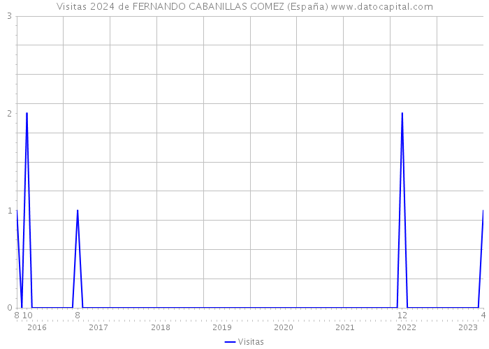 Visitas 2024 de FERNANDO CABANILLAS GOMEZ (España) 