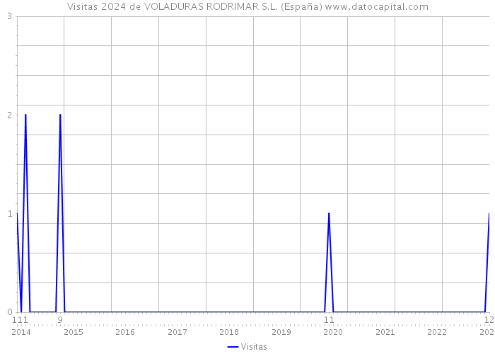 Visitas 2024 de VOLADURAS RODRIMAR S.L. (España) 