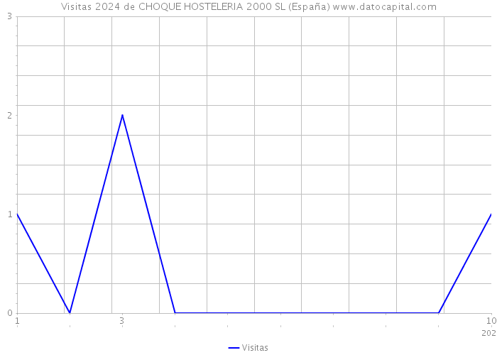 Visitas 2024 de CHOQUE HOSTELERIA 2000 SL (España) 