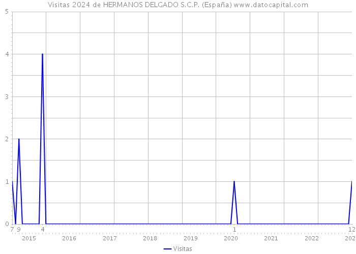 Visitas 2024 de HERMANOS DELGADO S.C.P. (España) 