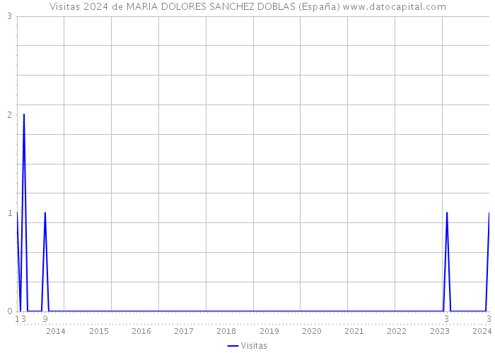 Visitas 2024 de MARIA DOLORES SANCHEZ DOBLAS (España) 