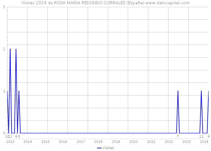 Visitas 2024 de ROSA MARIA REDONDO CORRALES (España) 