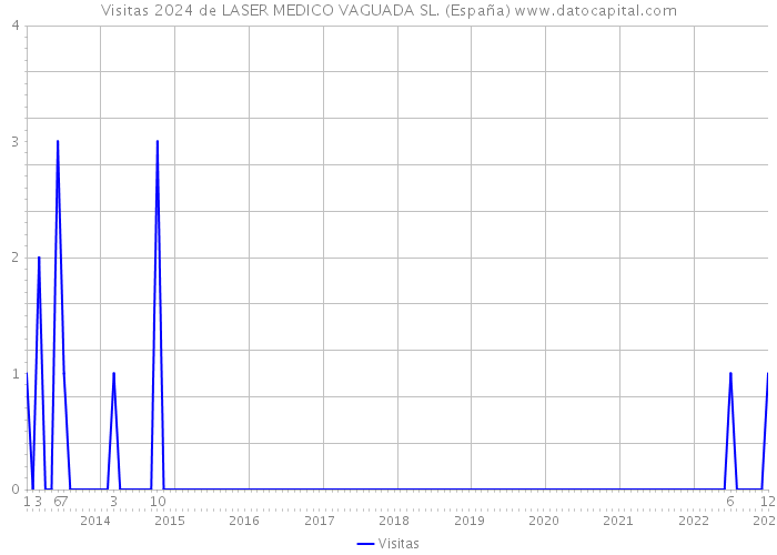 Visitas 2024 de LASER MEDICO VAGUADA SL. (España) 