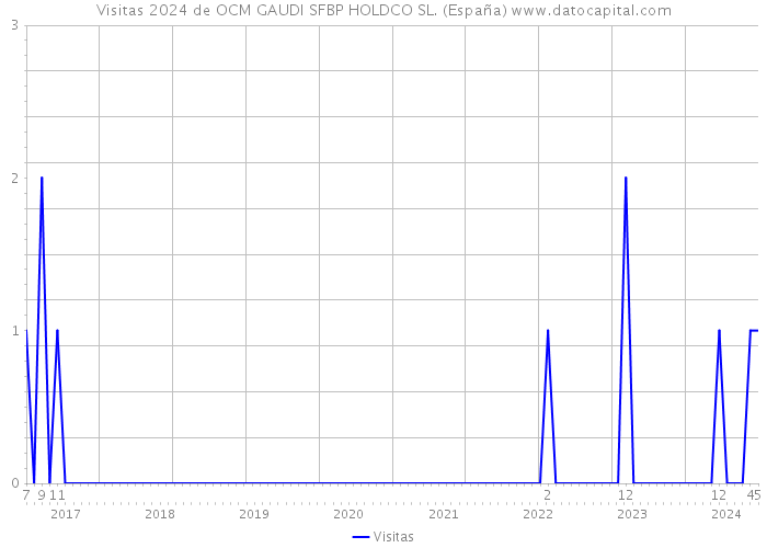 Visitas 2024 de OCM GAUDI SFBP HOLDCO SL. (España) 