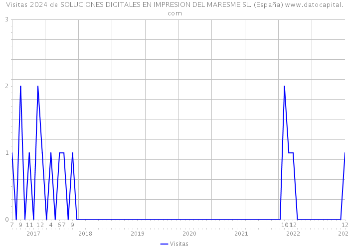 Visitas 2024 de SOLUCIONES DIGITALES EN IMPRESION DEL MARESME SL. (España) 