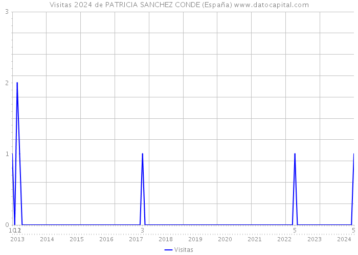 Visitas 2024 de PATRICIA SANCHEZ CONDE (España) 