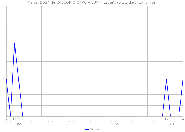 Visitas 2024 de GREGORIO GARCIA LUNA (España) 