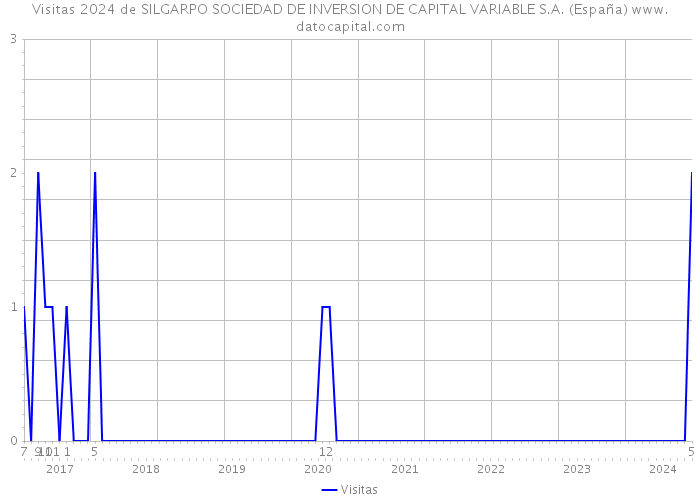 Visitas 2024 de SILGARPO SOCIEDAD DE INVERSION DE CAPITAL VARIABLE S.A. (España) 
