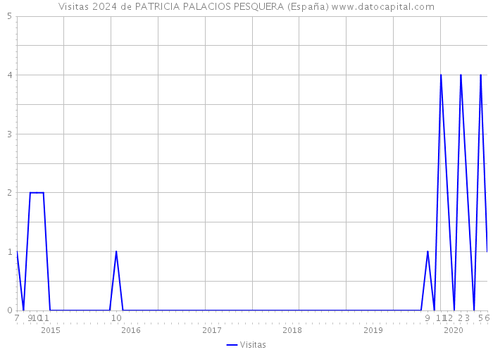 Visitas 2024 de PATRICIA PALACIOS PESQUERA (España) 
