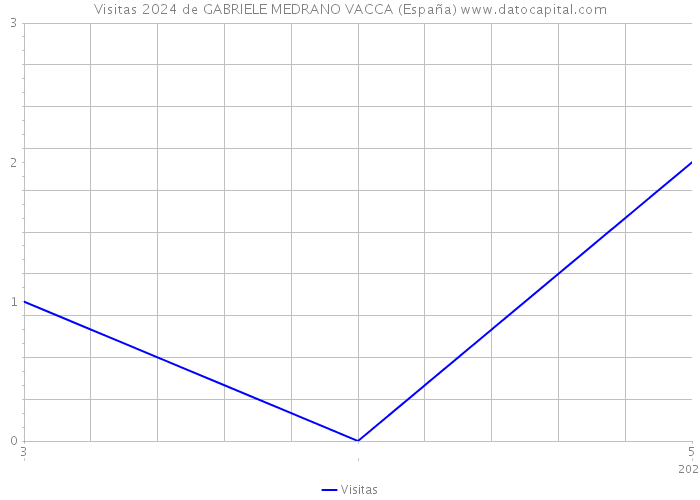Visitas 2024 de GABRIELE MEDRANO VACCA (España) 