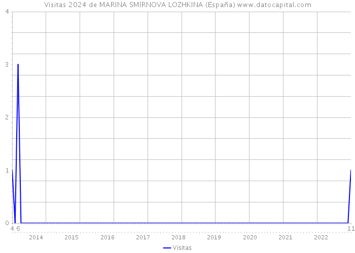 Visitas 2024 de MARINA SMIRNOVA LOZHKINA (España) 