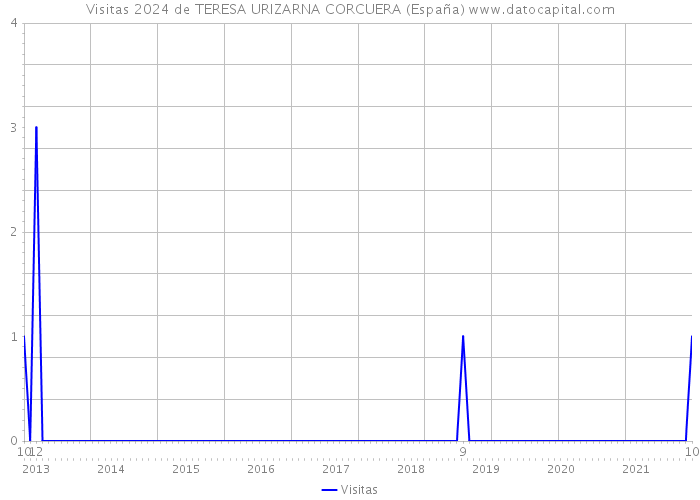 Visitas 2024 de TERESA URIZARNA CORCUERA (España) 