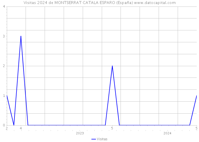 Visitas 2024 de MONTSERRAT CATALA ESPARO (España) 
