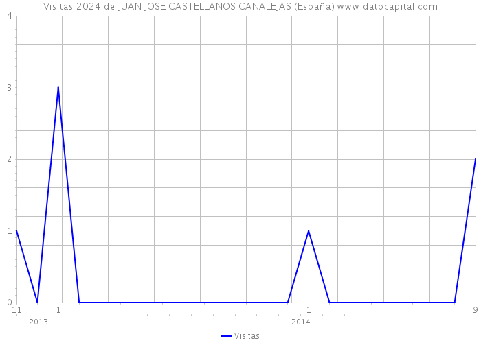Visitas 2024 de JUAN JOSE CASTELLANOS CANALEJAS (España) 