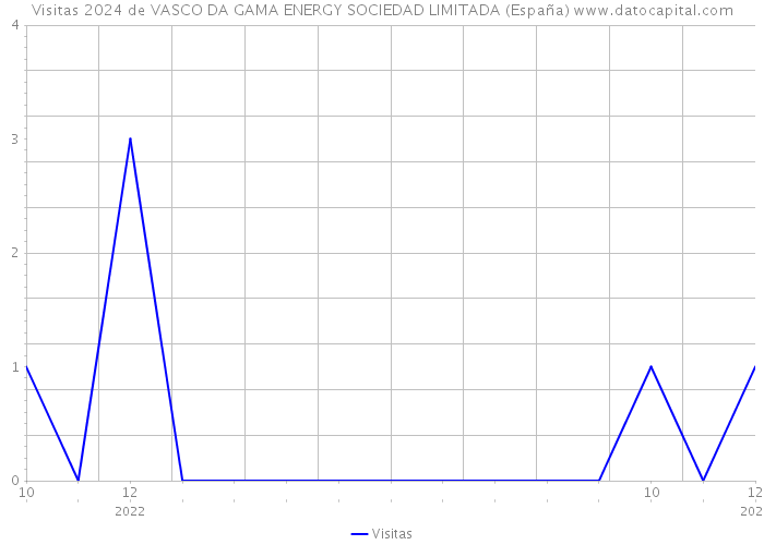 Visitas 2024 de VASCO DA GAMA ENERGY SOCIEDAD LIMITADA (España) 