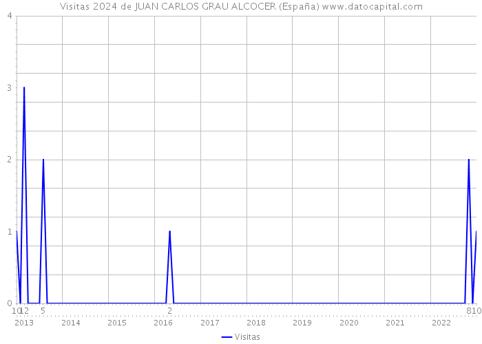 Visitas 2024 de JUAN CARLOS GRAU ALCOCER (España) 