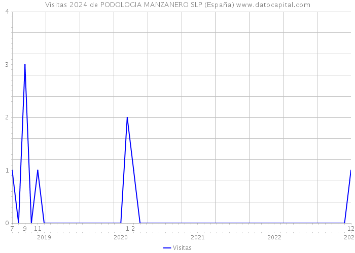 Visitas 2024 de PODOLOGIA MANZANERO SLP (España) 